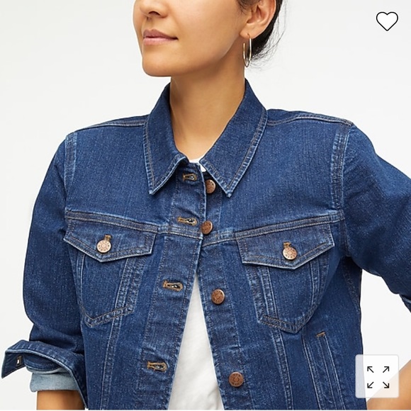 JCrew denim jacket. Brand new with tags. Pristine condition. - Picture 2 of 9